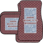 Housewarming Car Floor Mats Set - 2 Front & 2 Back (Personalized)