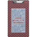 Housewarming Clipboard (Legal Size) (Personalized)