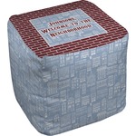 Housewarming Cube Pouf Ottoman - 18" (Personalized)