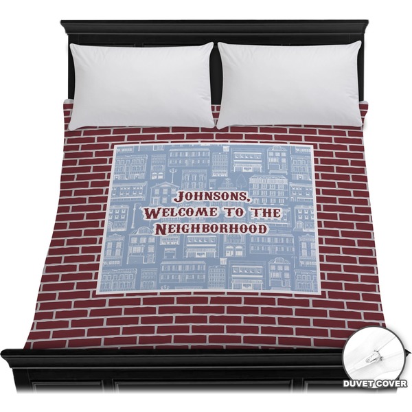 Custom Housewarming Duvet Cover - Full / Queen (Personalized)