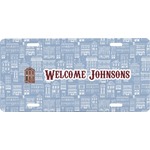 Housewarming Front License Plate (Personalized)