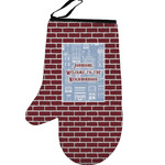 Housewarming Left Oven Mitt (Personalized)