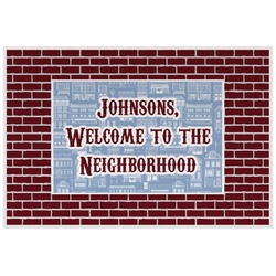 Housewarming Laminated Placemat w/ Name or Text