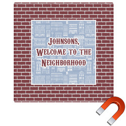 Housewarming Square Car Magnet - 6" (Personalized)