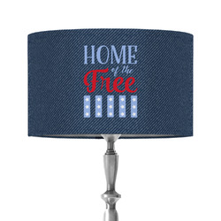 American Quotes 12" Drum Lamp Shade - Fabric