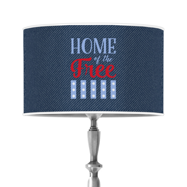 Custom American Quotes 12" Drum Lamp Shade - Poly-film