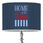 American Quotes 16" Drum Lamp Shade - Poly-film