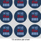 American Quotes 2" Multipurpose Round Labels - Sheet