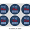 American Quotes 3" Multipurpose Round Labels - Sheet