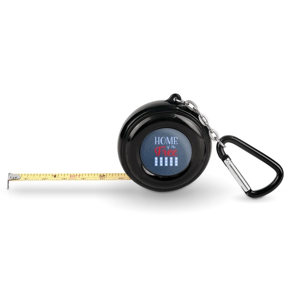 Custom American Quotes Pocket Tape Measure - 6 Ft w/ Carabiner Clip (Personalized)