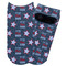 American Quotes Adult Ankle Socks - Single Pair - Front and Back