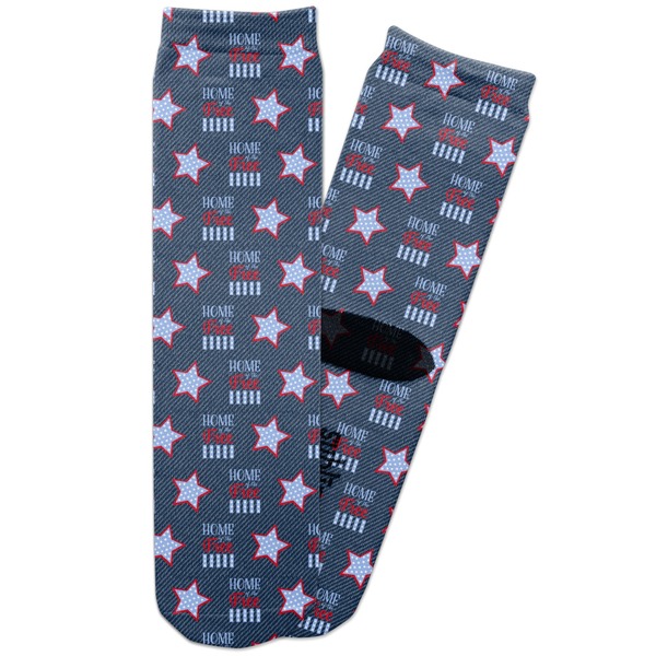 Custom American Quotes Adult Crew Socks