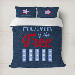 American Quotes Duvet Cover Set - Full / Queen (Personalized)