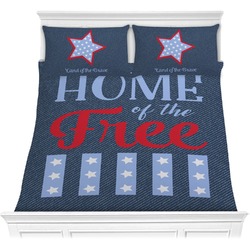 American Quotes Comforter Set - Full / Queen (Personalized)