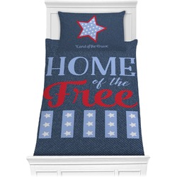 American Quotes Comforter Set - Twin (Personalized)