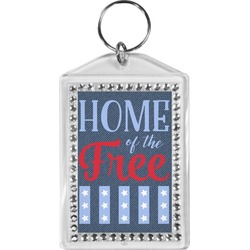 American Quotes Bling Keychain