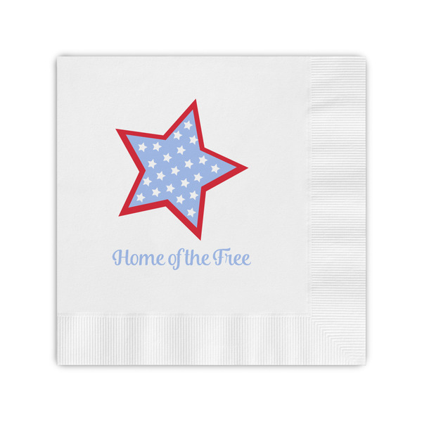 Custom American Quotes Coined Cocktail Napkins