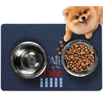 American Quotes Dog Food Mat - Small