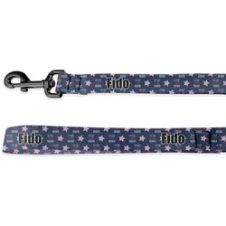 American Quotes Deluxe Dog Leash - 4 ft (Personalized)