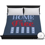 American Quotes Duvet Cover - King