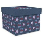 American Quotes Gift Box with Lid - Canvas Wrapped - XX-Large