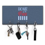 American Quotes Key Hanger w/ 4 Hooks