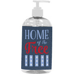 American Quotes Plastic Soap / Lotion Dispenser (16 oz - Large - White)