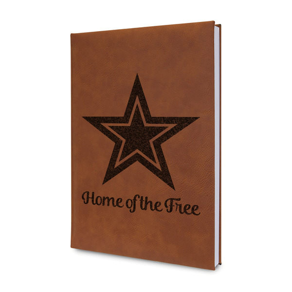 Custom American Quotes Leather Sketchbook - Small - Single Sided