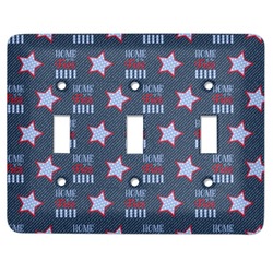 American Quotes Light Switch Cover (3 Toggle Plate)