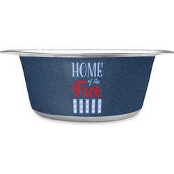 American Quotes Stainless Steel Dog Bowl - Small