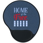 American Quotes Mouse Pad with Wrist Support