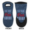 American Quotes Neoprene Oven Mitt (Front & Back)