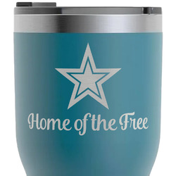 American Quotes RTIC Tumbler - Dark Teal - Laser Engraved - Single-Sided