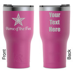 American Quotes RTIC Tumbler - Magenta - Laser Engraved - Double-Sided