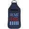 American Quotes Sanitizer Holder Keychain - Large (Front)