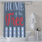 American Quotes Shower Curtain Lifestyle