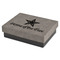 American Quotes Small Engraved Gift Box with Leather Lid - Front/Main
