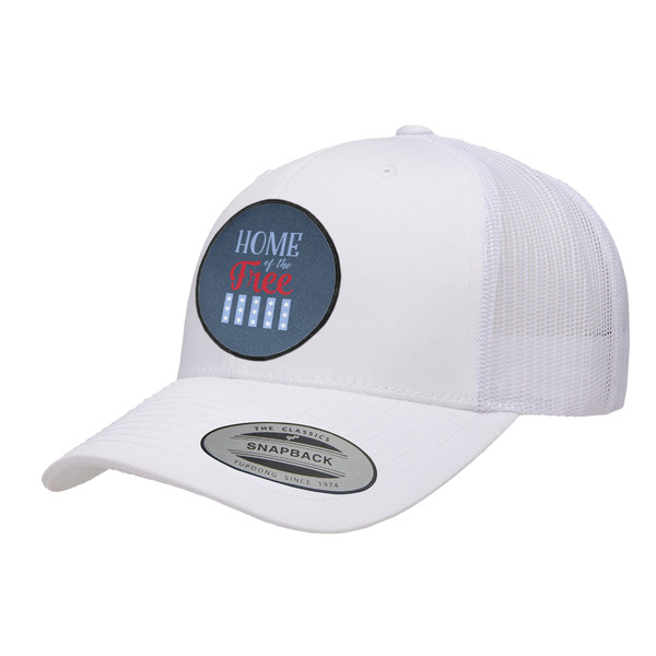 Custom American Quotes Trucker Hat - White