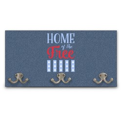 American Quotes Wall Mounted Coat Rack