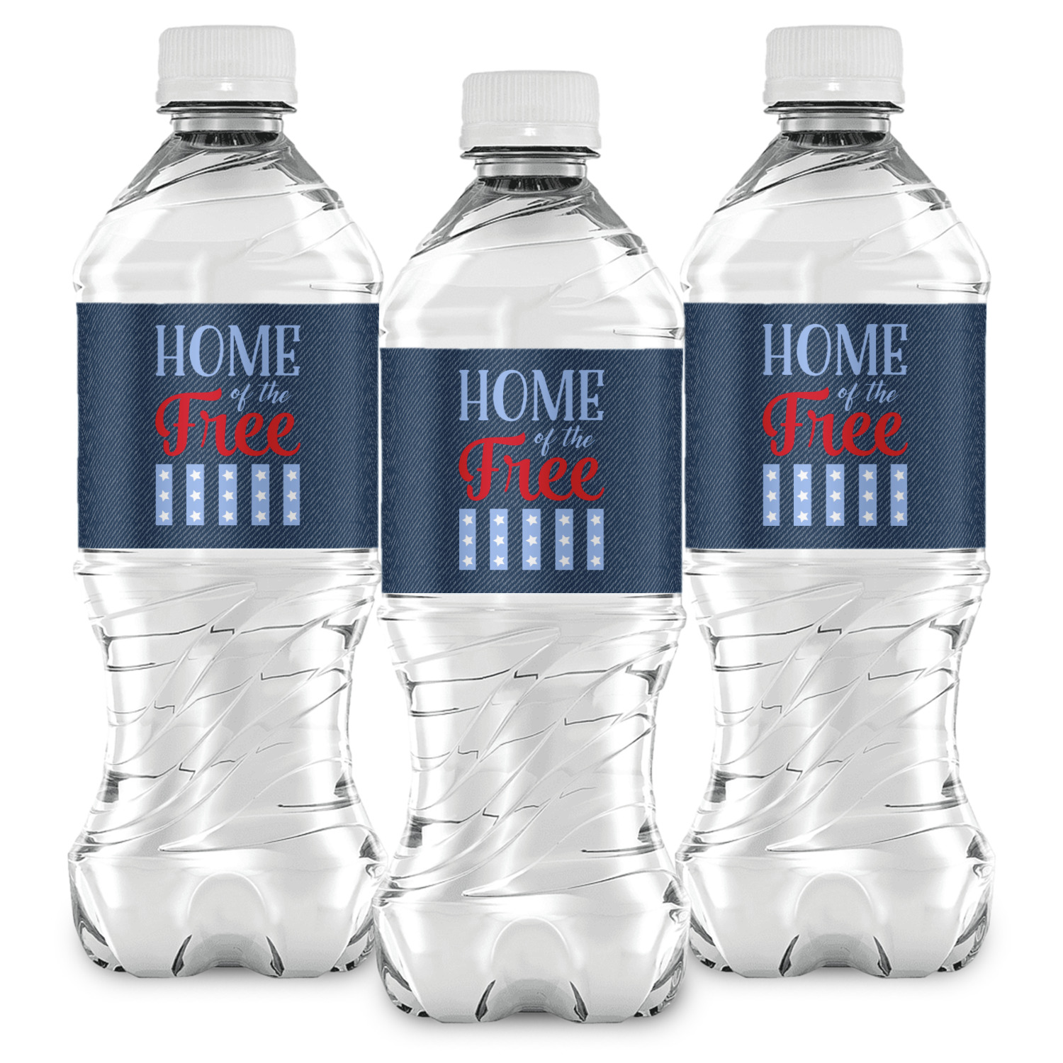 Custom Inspirational Quotes Water Bottle Labels - Custom Sized