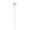 American Quotes White Plastic 5.5" Stir Stick - Round - Single Stick