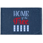 American Quotes Woven Mat