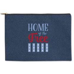 American Quotes Zipper Pouch - Large - 12.5"x8.5" (Personalized)