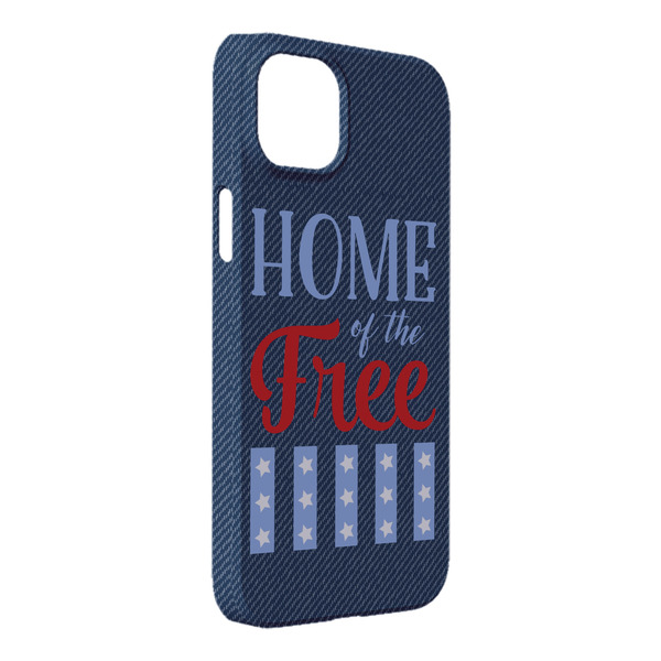 Custom American Quotes iPhone Case - Plastic - iPhone 14 Plus