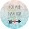 Inspirational Quotes 1" Multipurpose Round Labels - Single Sticker