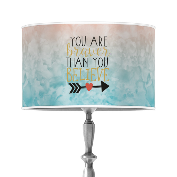 Custom Inspirational Quotes 12" Drum Lamp Shade - Poly-film