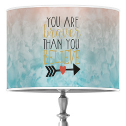 Inspirational Quotes 16" Drum Lamp Shade - Poly-film