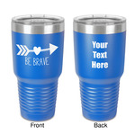 Inspirational Quotes 30 oz Stainless Steel Tumbler - Royal Blue - Double-Sided