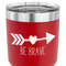 Inspirational Quotes 30 oz Stainless Steel Ringneck Tumbler - Red - CLOSE UP
