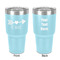 Inspirational Quotes 30 oz Stainless Steel Ringneck Tumbler - Teal - Double Sided - Front & Back